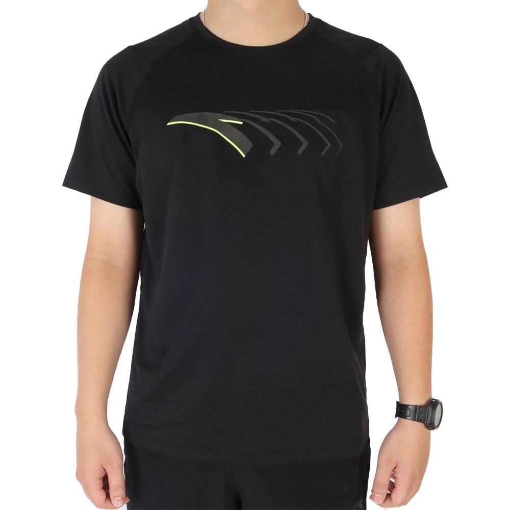 Anta Running T-Shirt For Men, Black