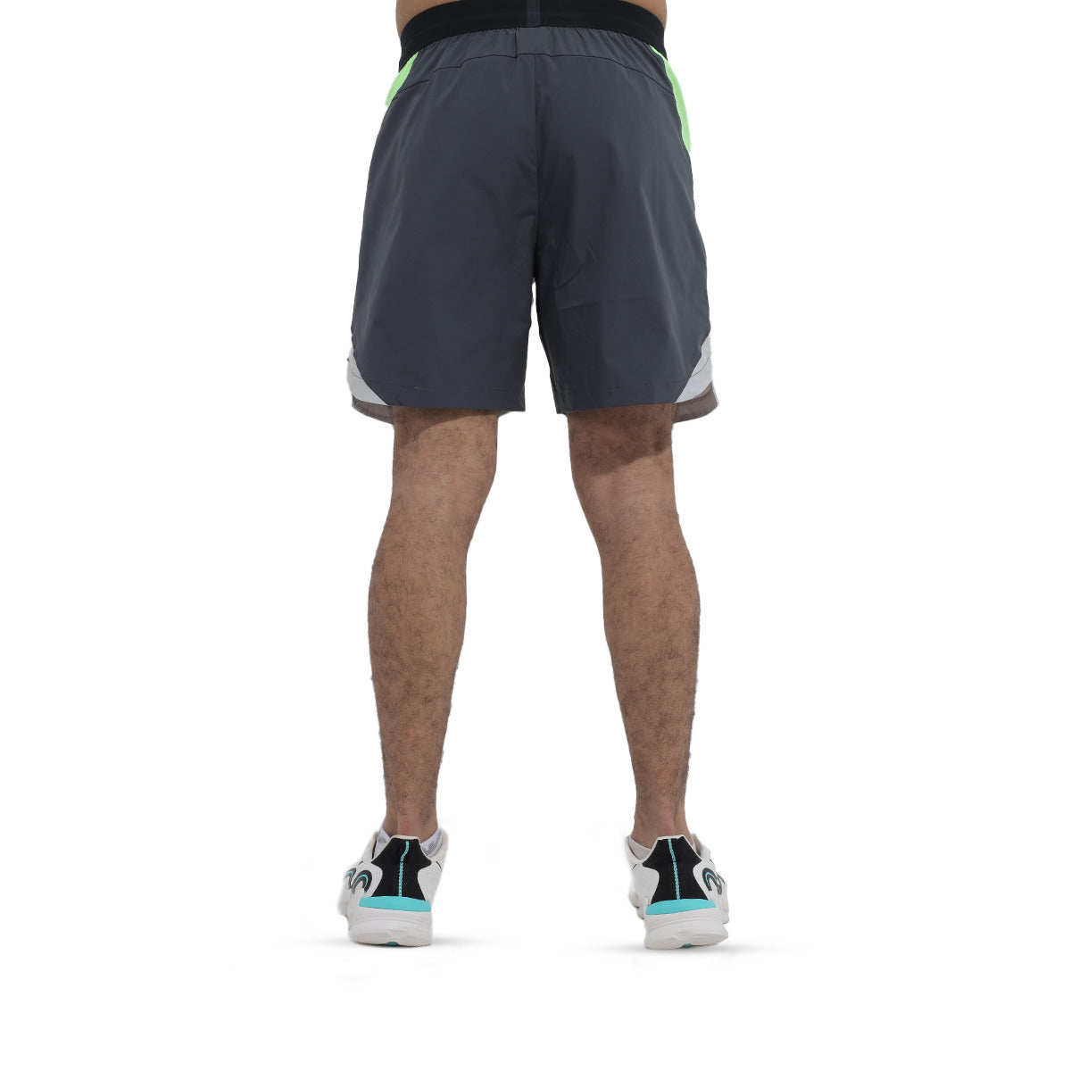Anta Running Short For Men, Grey & Green