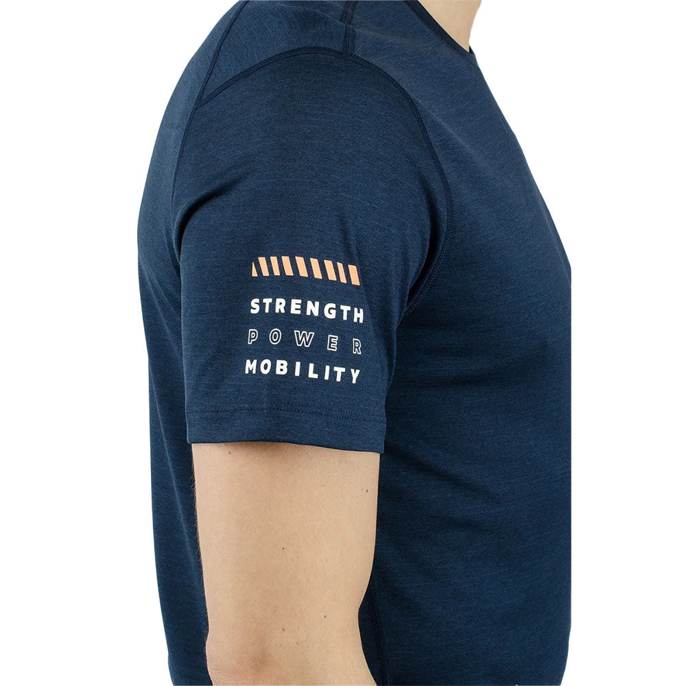 Anta Cross Training T-Shirt For Men, Petrol Blue