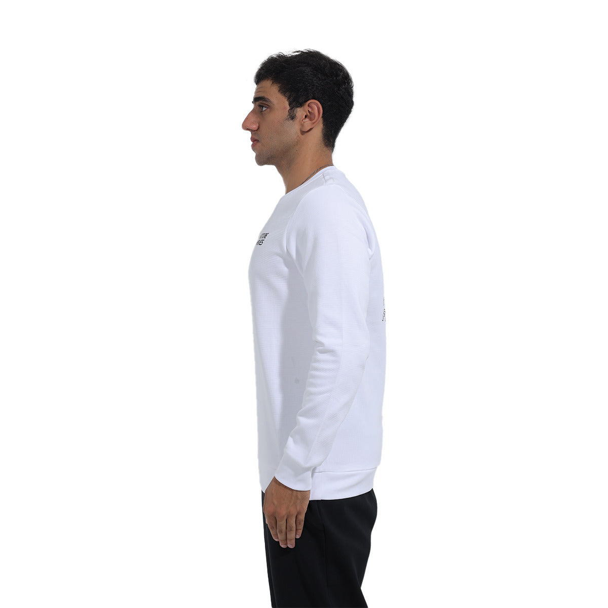 Anta Round Sweatshirt For Men, White
