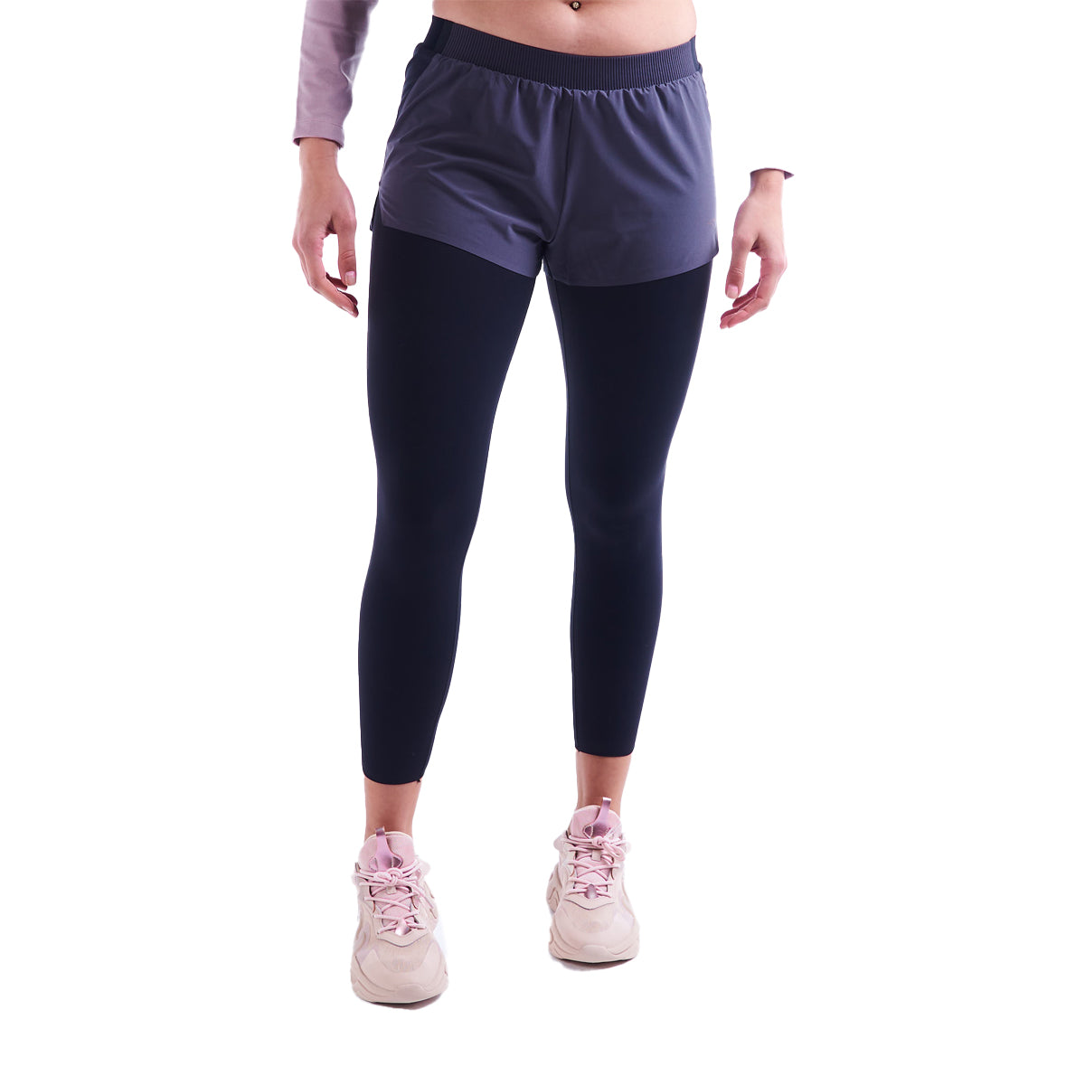 Anta Elastic Tight Leggings For Women, Grey