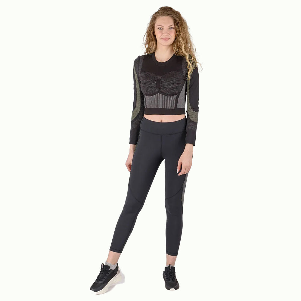 بنطال ضيق مطاطي للكاحل من أنتا للنساء، أسود