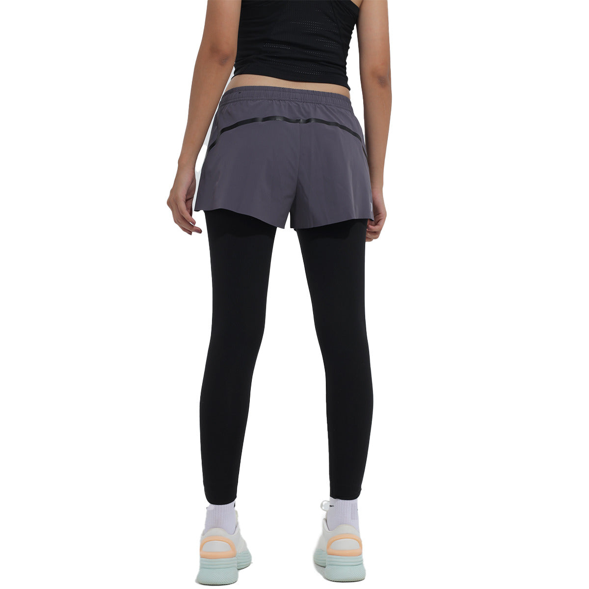 Anta Elastic Track Legging For Women, Black