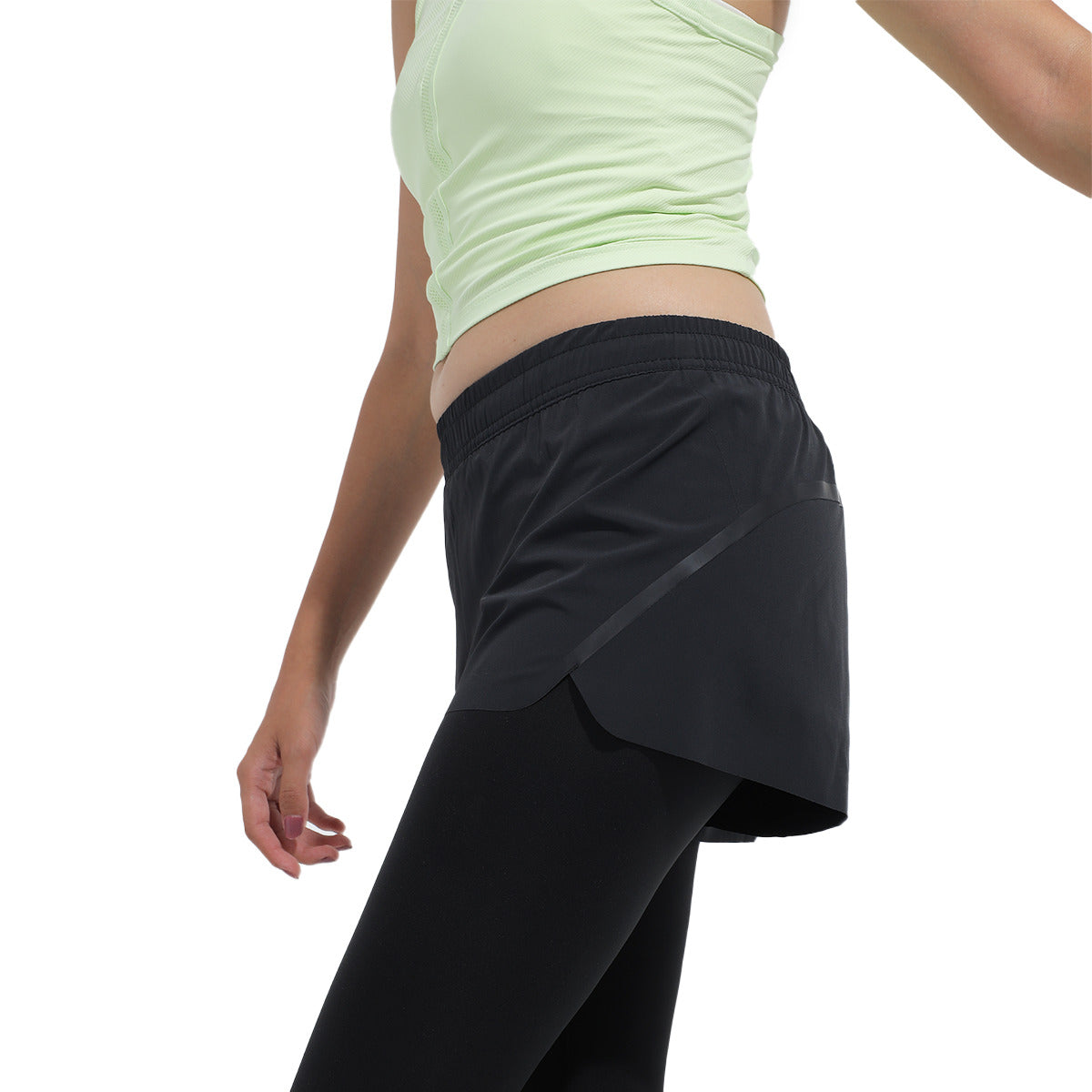 Anta Elastic Track Legging For Women, Black