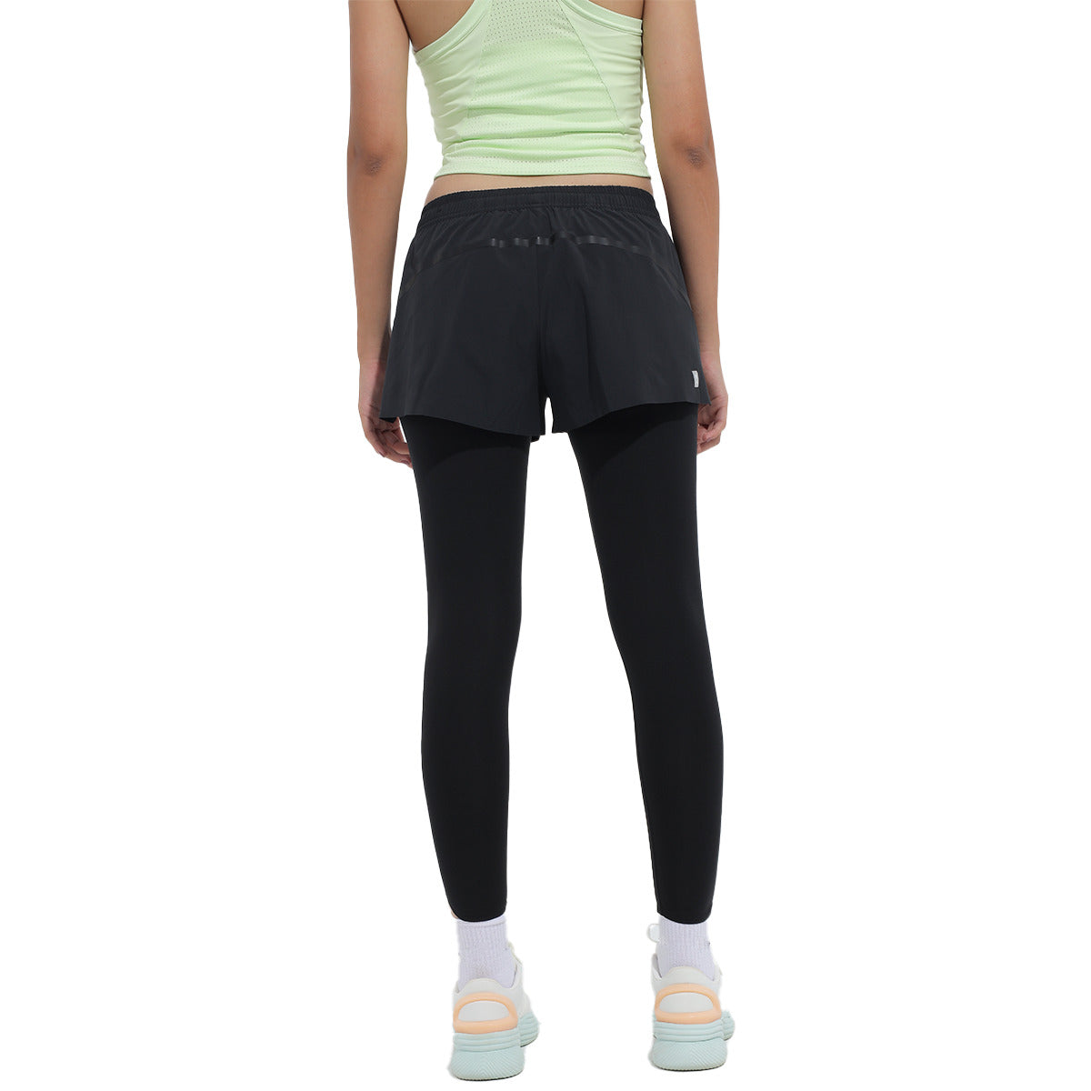 بنطال رياضي مطاطي من أنتا للنساء، أسود