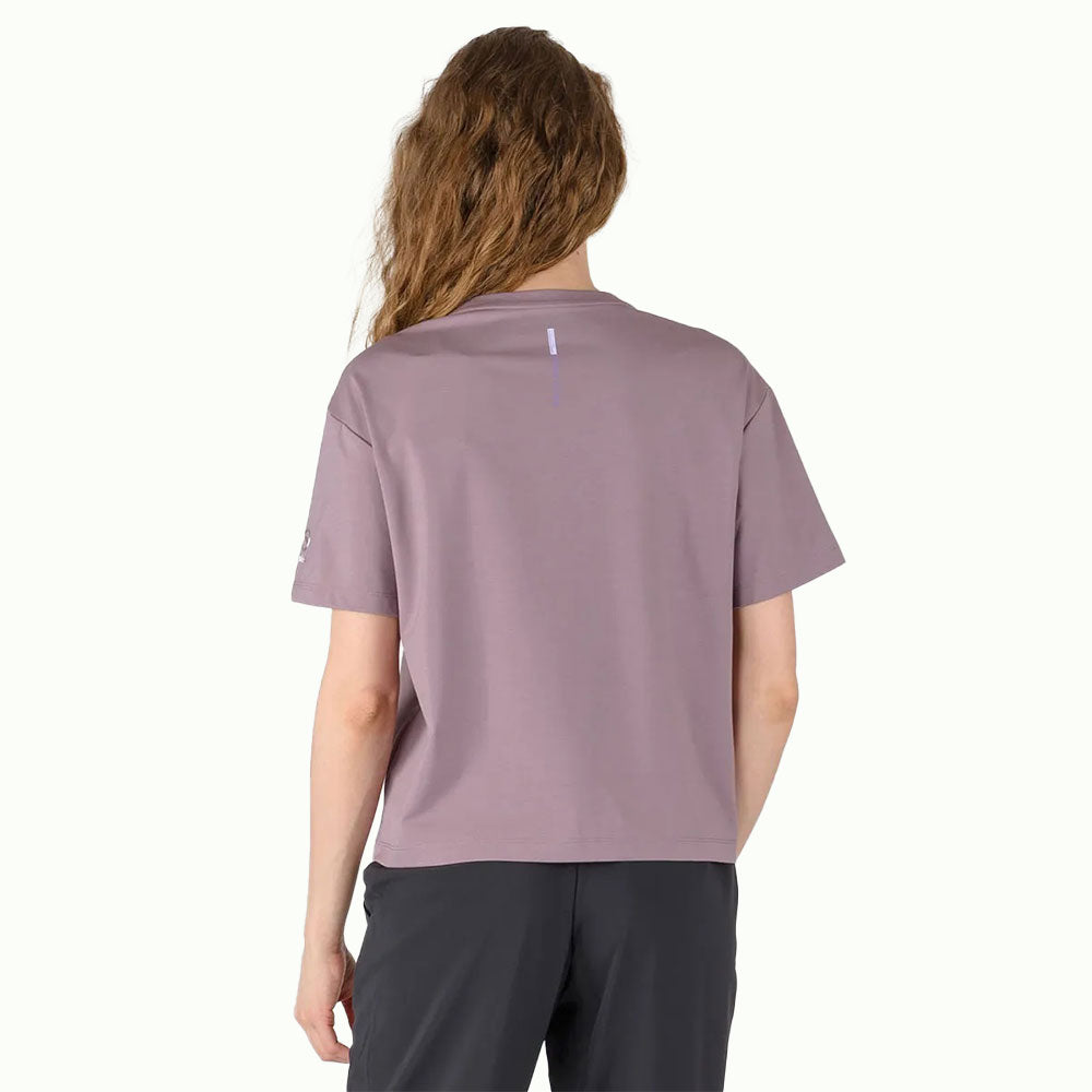 Anta Cross-Training Cotton T-Shirt For Women, Dark Purple