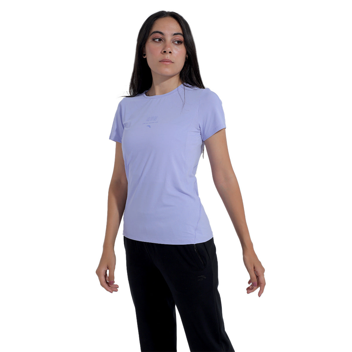 Anta Sports T-Shirt For Women, Light Blue