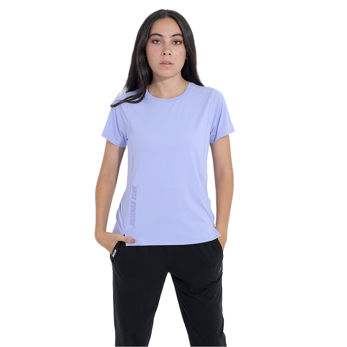 Anta SS Tee Running T-Shirt For Women, Violet