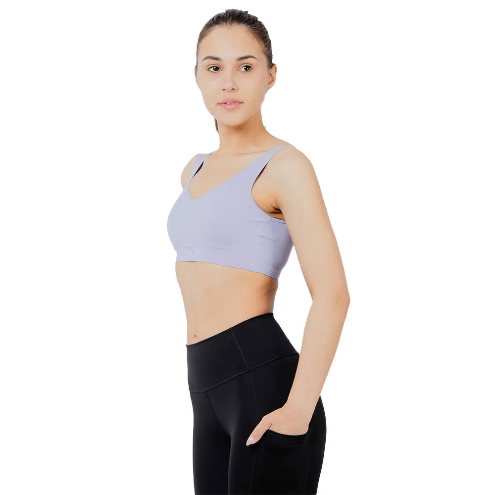 Anta Sports Bra For Women, Ice Blue