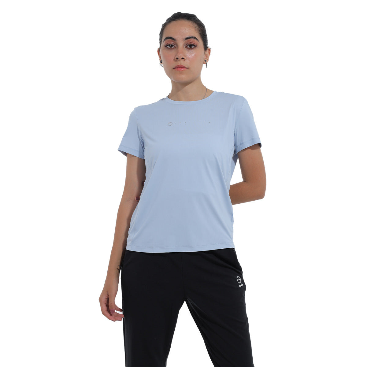 Anta Cross-Training Cotton T-Shirt For Women, Blue