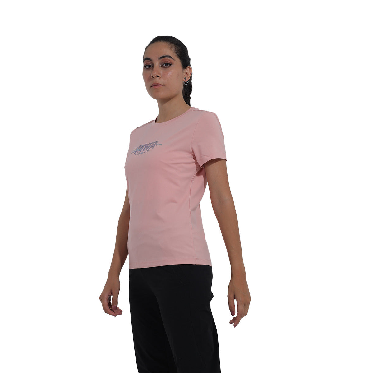 Anta Ss Tee Cross Training T-Shirt For Women, Pink White