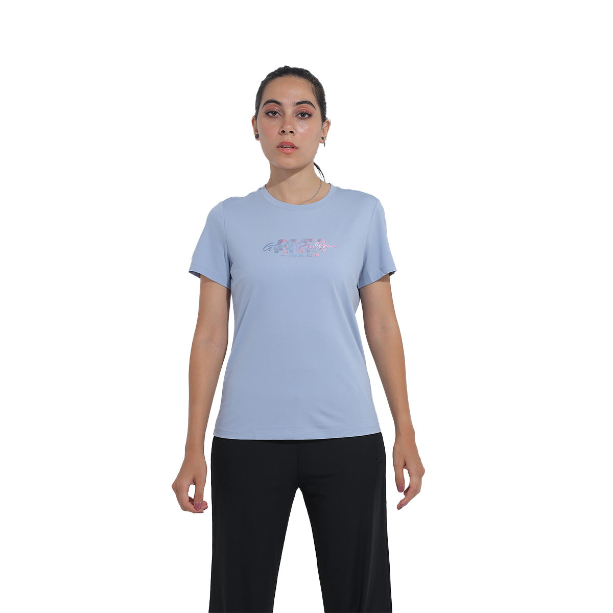 Anta SS Tee Cross Training T-Shirt For Women, Pink