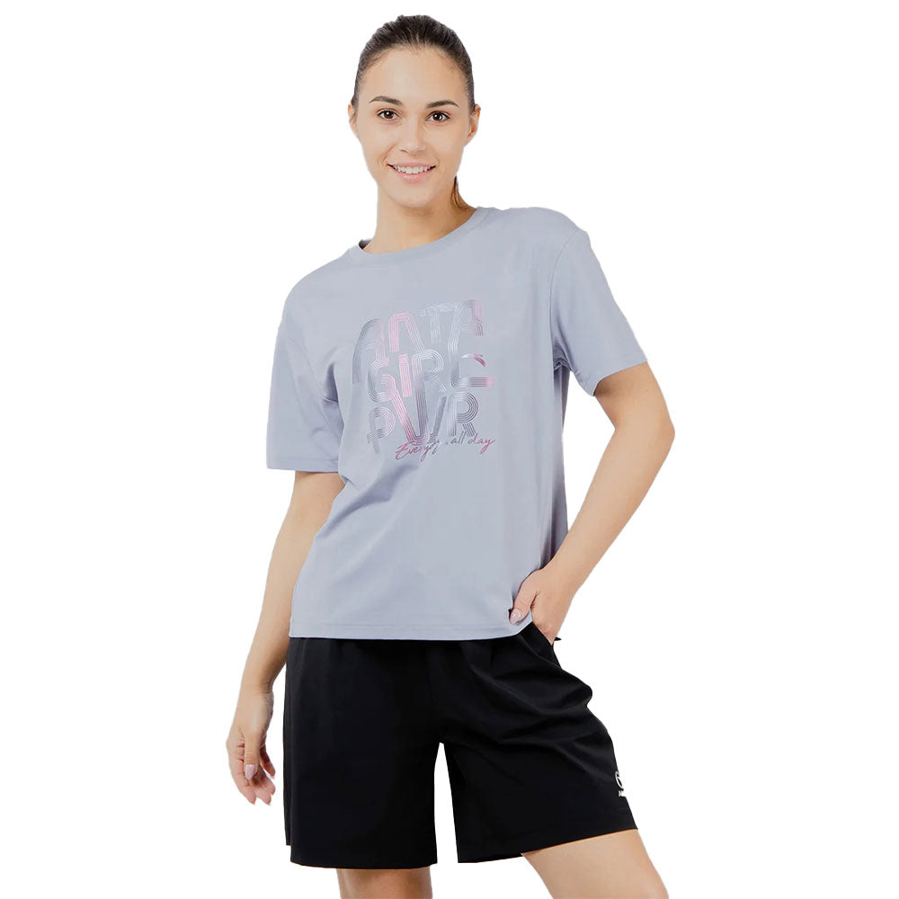 Anta Cross-Training Cotton T-Shirt For Women, Blue