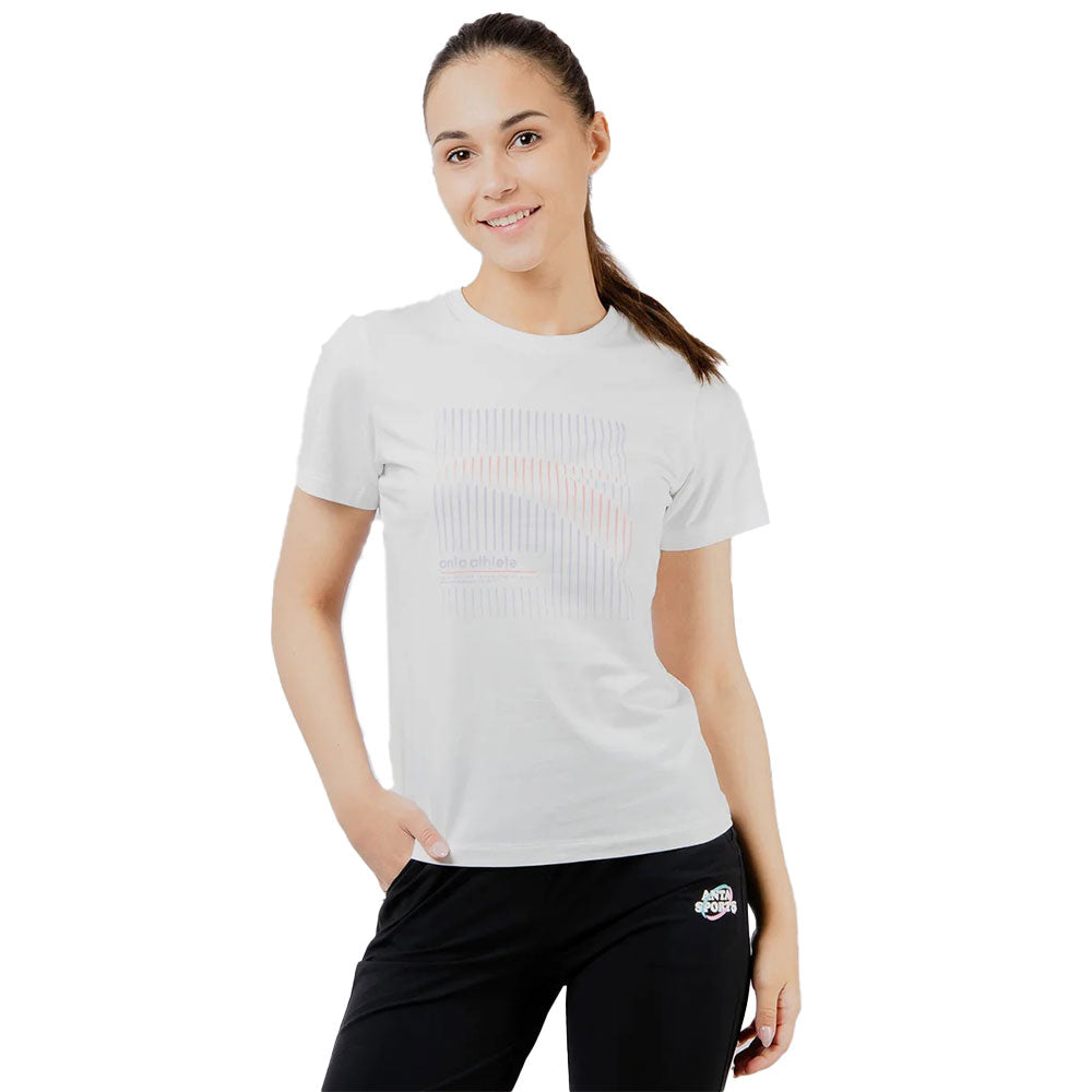 Anta Cross-Training Cotton T-Shirt For Women, Snow White