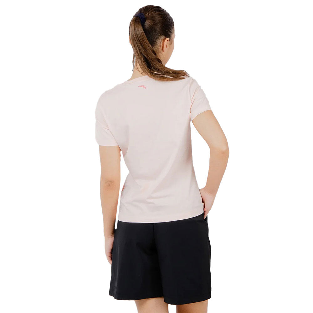 تي شيرت أنتا كروس تراينينج قطني للنساء، وردي وردي