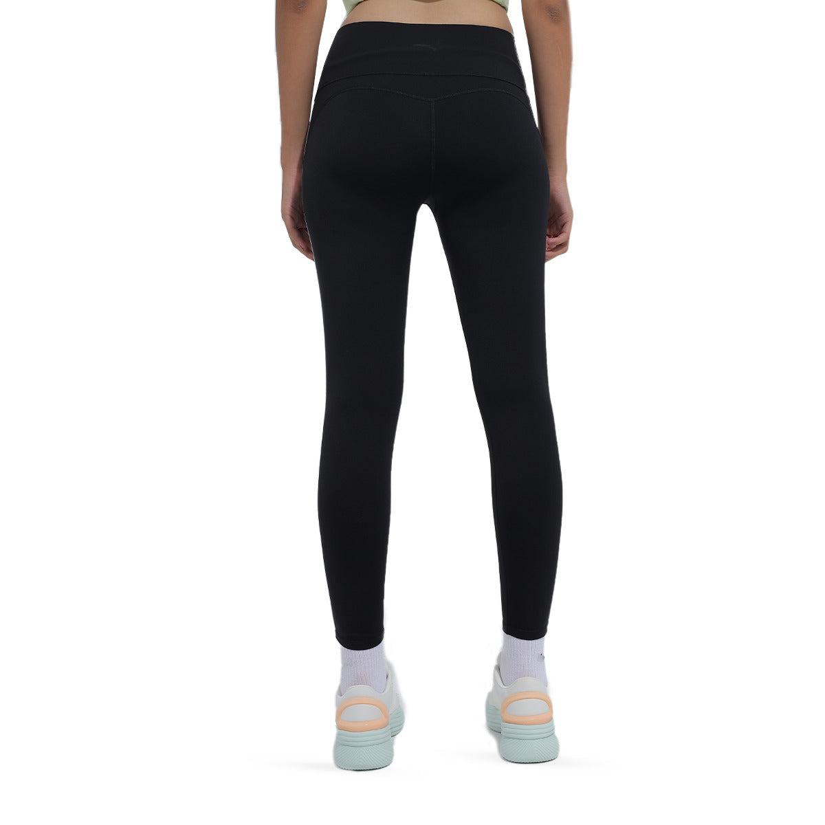 Anta Tight Ankle Legging For Women, Black & White