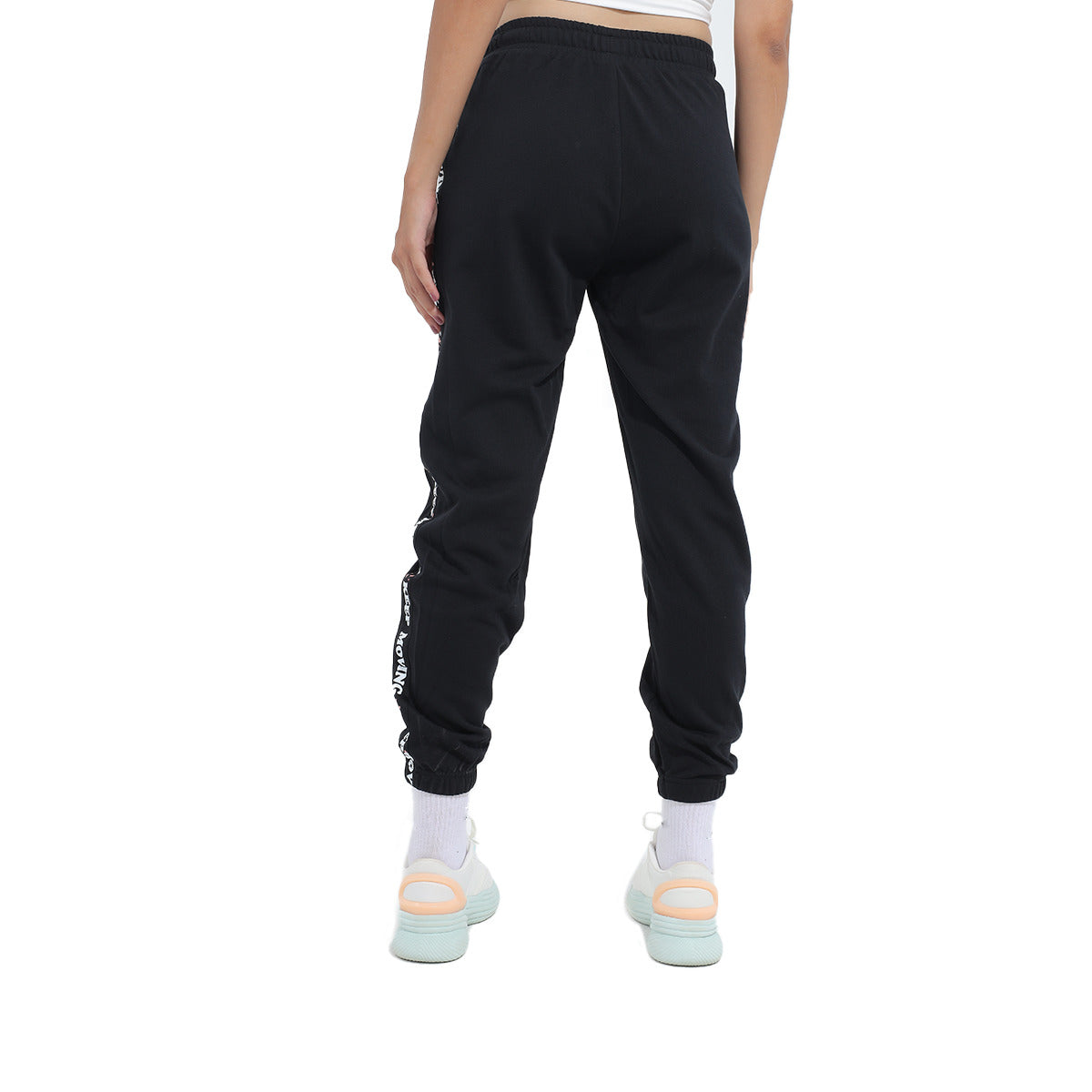 Anta Knit Track Casual Pants For Women, Black