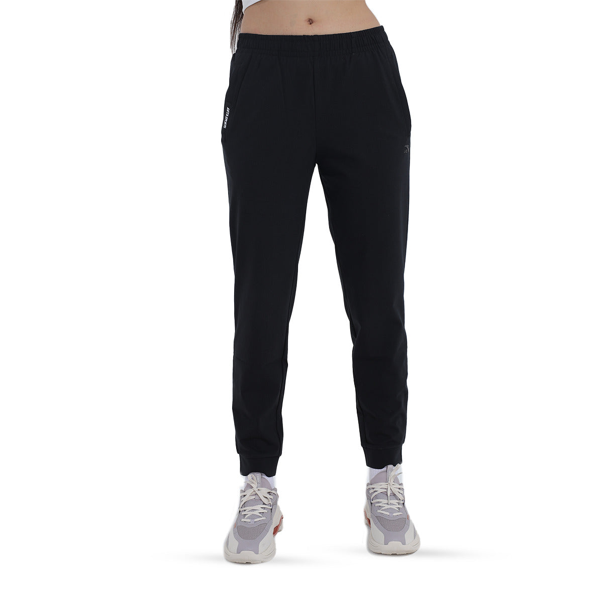 Anta Knit Track Casual Sweatpants For Women, Black