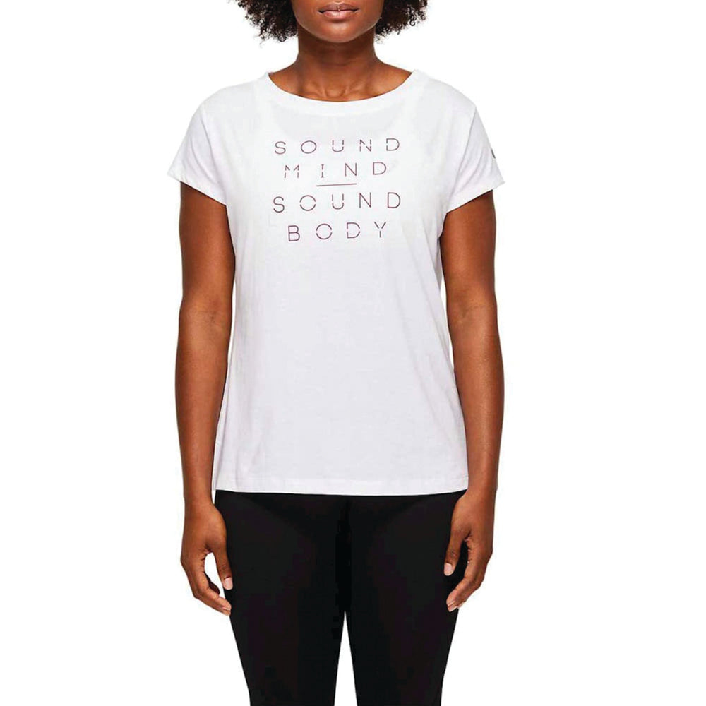 Asics Cross-Training Cotton T-Shirt For Women, White