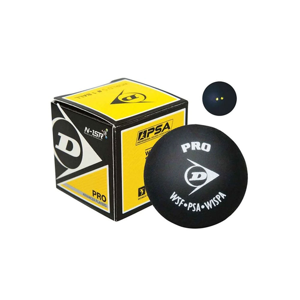 Dunlop Squash Ball For Unisex, Black