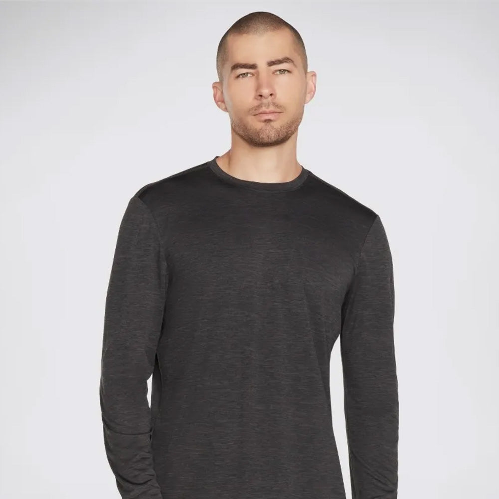 Skechers Lifestyle T-Shirt For Men, Black & Asph