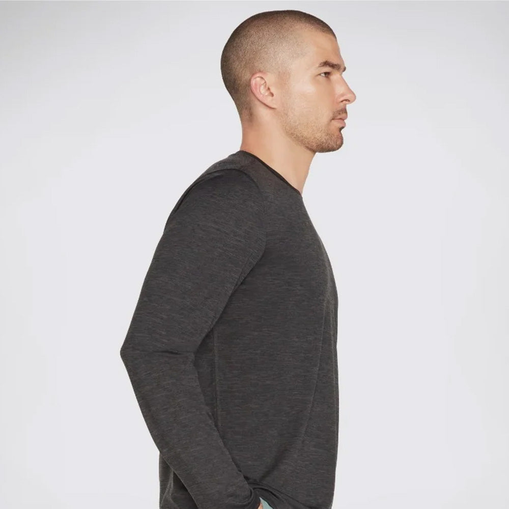 Skechers Lifestyle T-Shirt For Men, Black & Asph