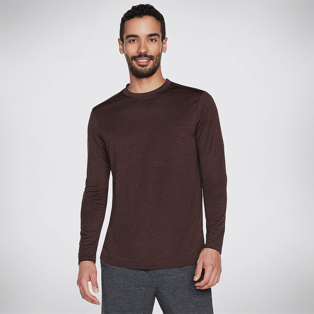 Skechers Lifestyle T-Shirt For Men, Burgundy