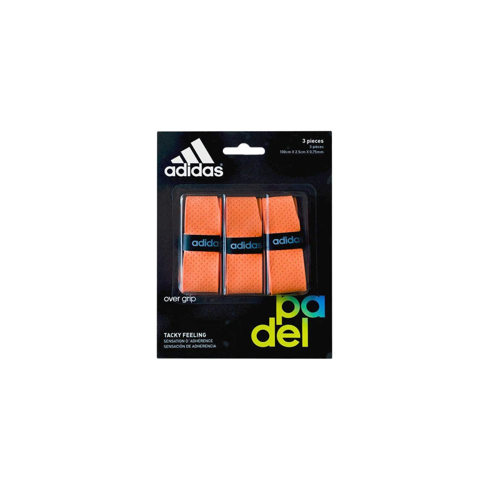 حذاء Adidas Padel Over Grip 3 وحدات باللون البرتقالي