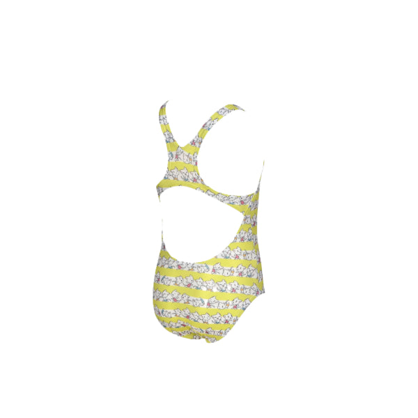 Arena Kids Girl'S Friends Swim One Piece, Soft Green Multi