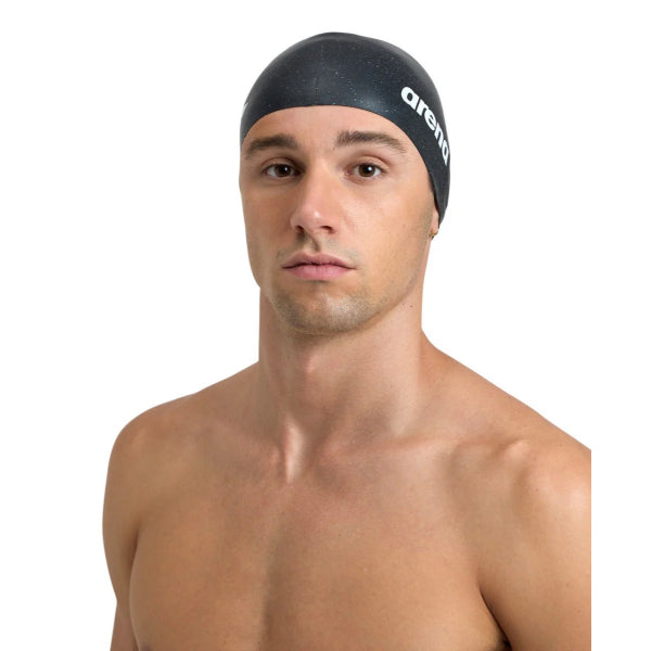 Arena Silicone Cap Bonnet, Black_Multi