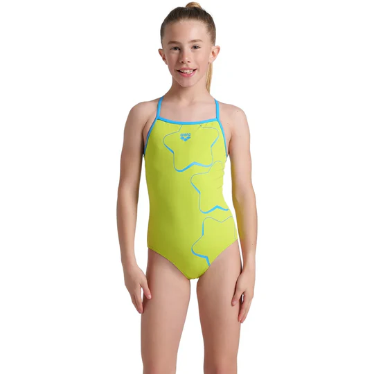 Arena Girls Arena Star Graphic Swim One Piece For Girls
