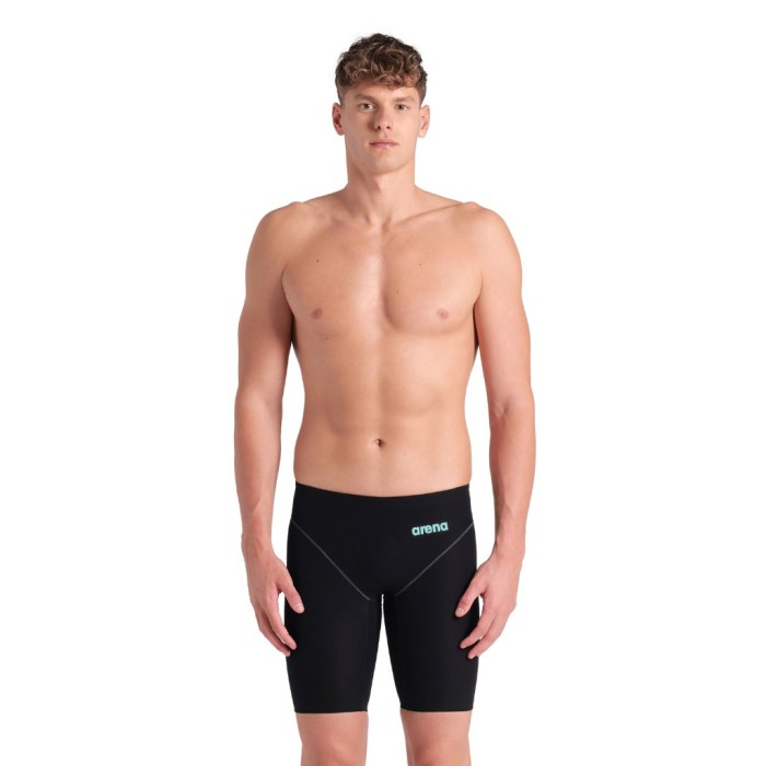Arena Powerskin Impulso Jammer Short For Men, Black Teal