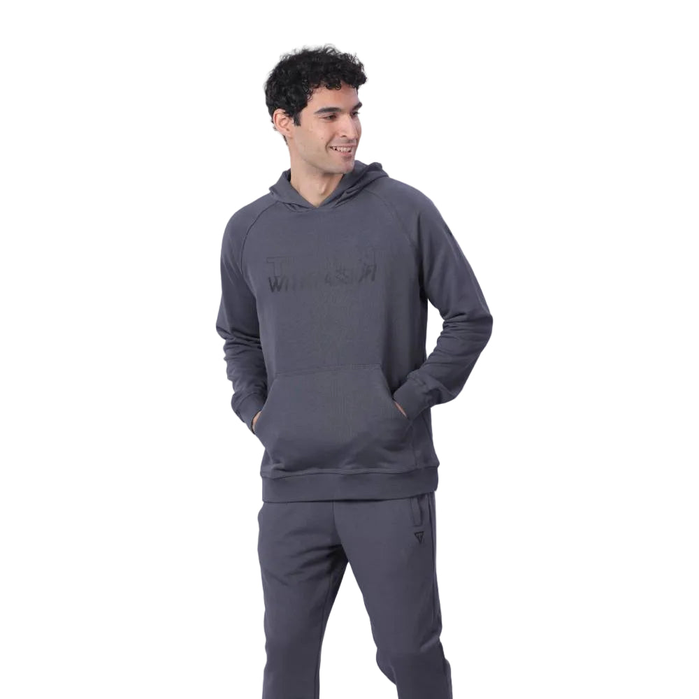Trainetic Hooded Lifestyle Sweatshirt For Men, Grey