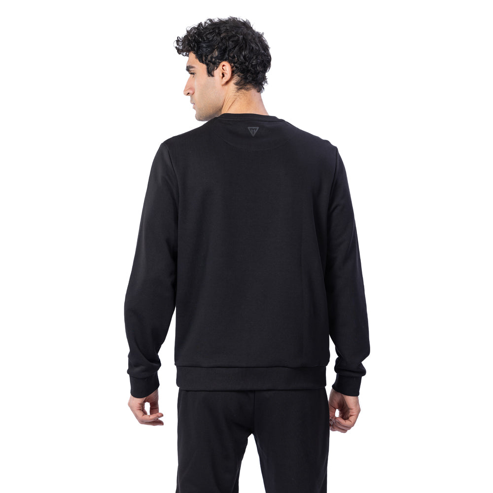 Trainetic Lifestyle Sweatshirt For Men, Black