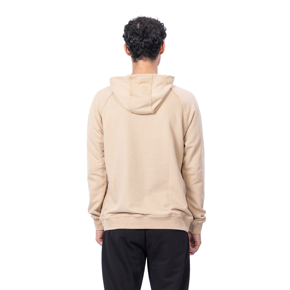 سويت شيرت رجالي بغطاء رأس من Trainetic، بيج داكن