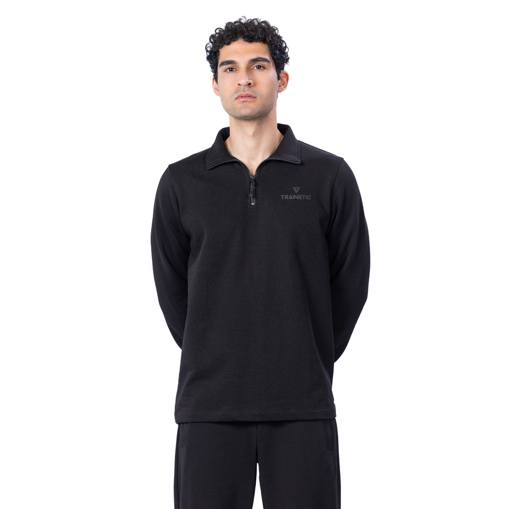 Trainetic Lifestyle Sweatshirt For Men, Black