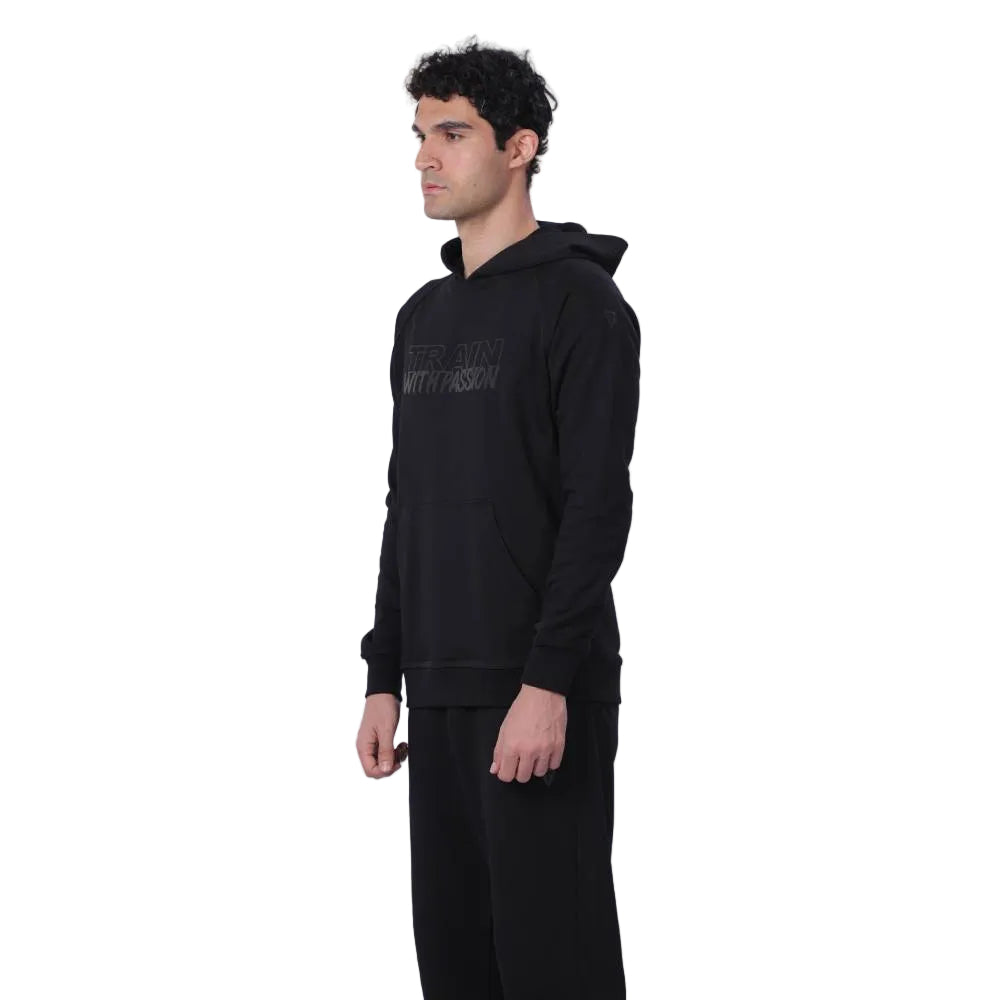 Trainetic Hooded Lifestyle Sweatshirt For Men, Black