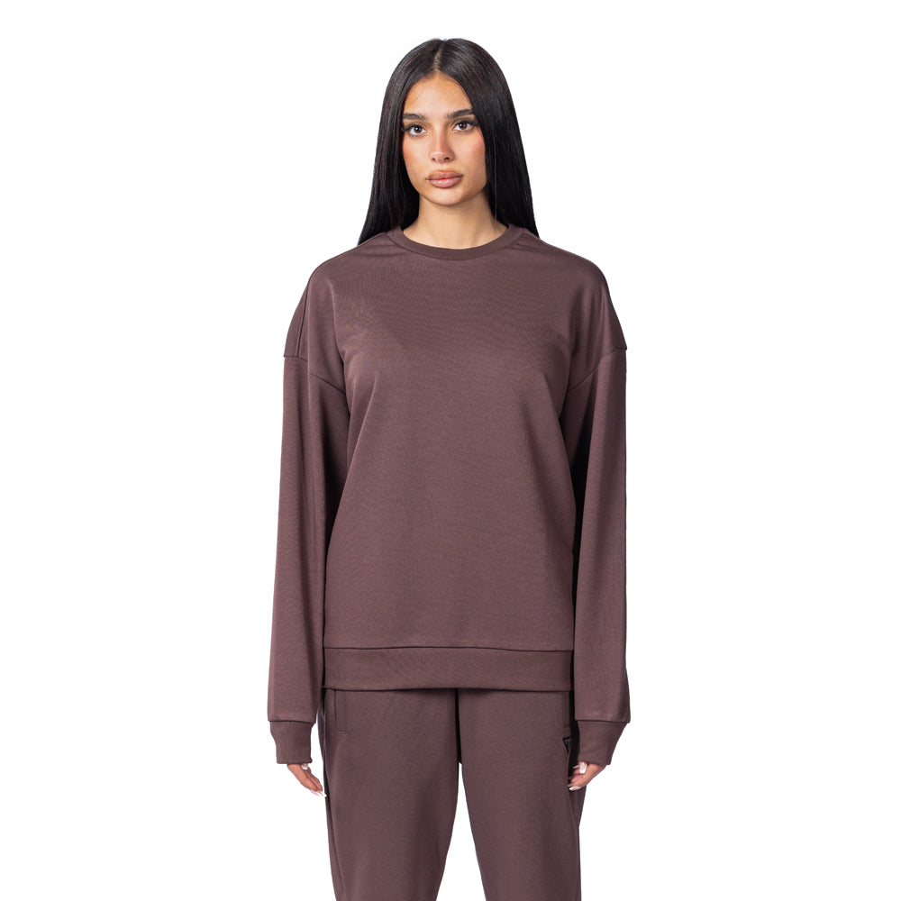 Trainetic Lifestyle Sweatshirt For Women, Brown