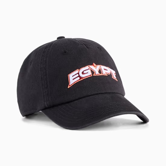 Puma Egypt Ftblculture Cap For Unisex, Black&Red