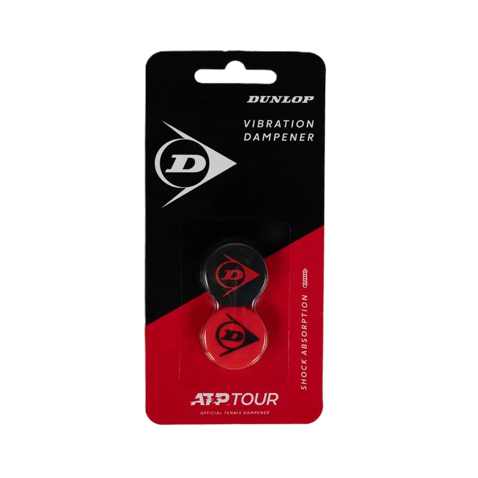 Dunlop Flying D Dampener Red/Blk 2Pcs – Tennis