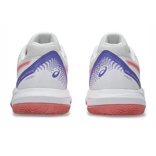 Asics Gel-Dedicate 8 Padel Padel Shoes For Women, White&Guava