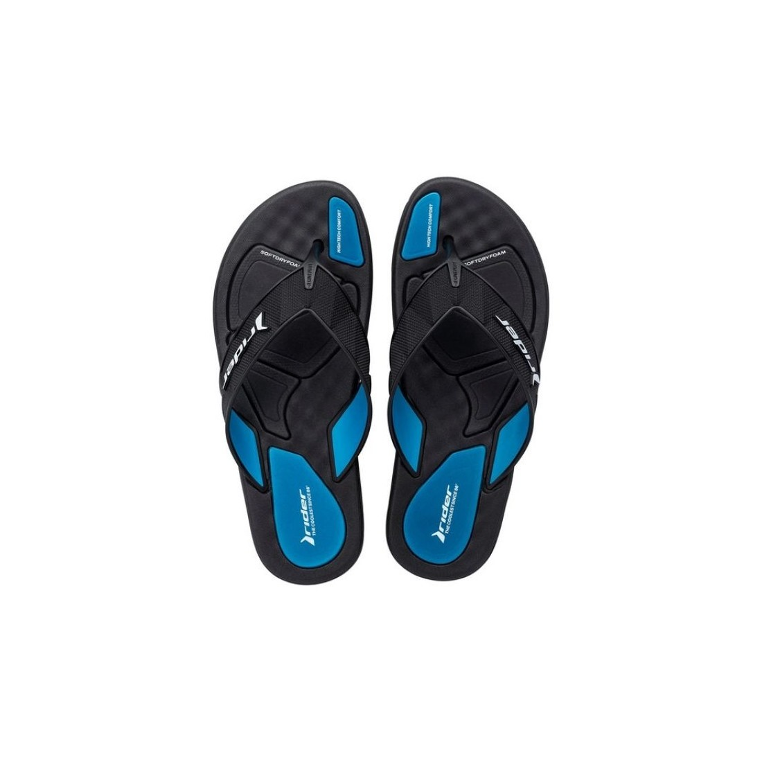 Rider R Line Plus Ii Slipper For Men, Black&Blue