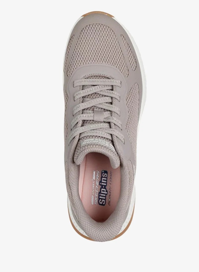 حذاء رياضي نسائي من سكيتشرز بوبس سكواد 4، لون بيج