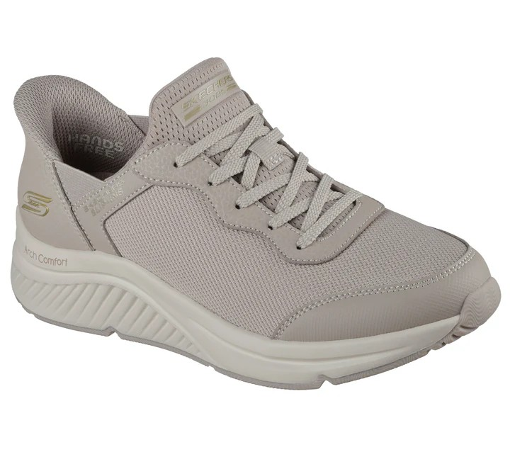 Skechers Bobs Arch Comfort B Sweet Lifestyle Shoes For Women, Taupe