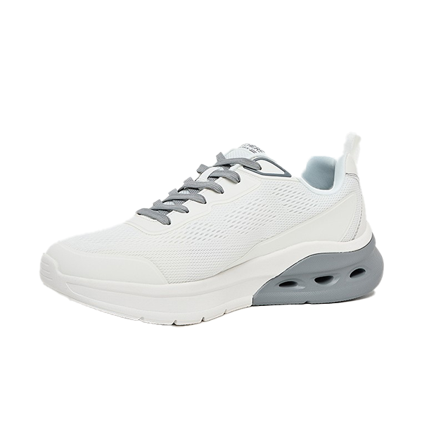 Skechers Bobs Arc Waves 2.0 Running Shoes For Men, White&Gray