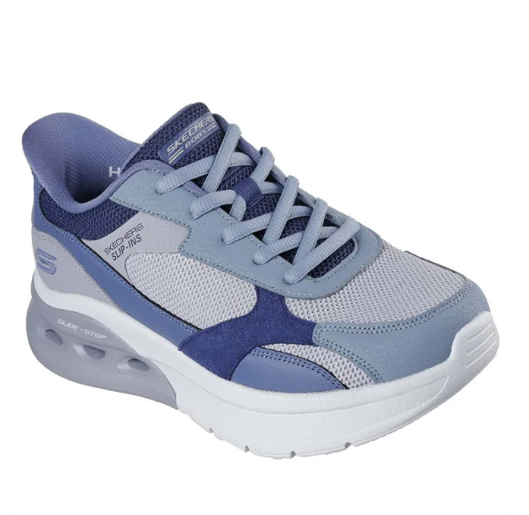 Skechers Bobs Arc Waves 2.0 Running Shoes For Men, Blue Mint