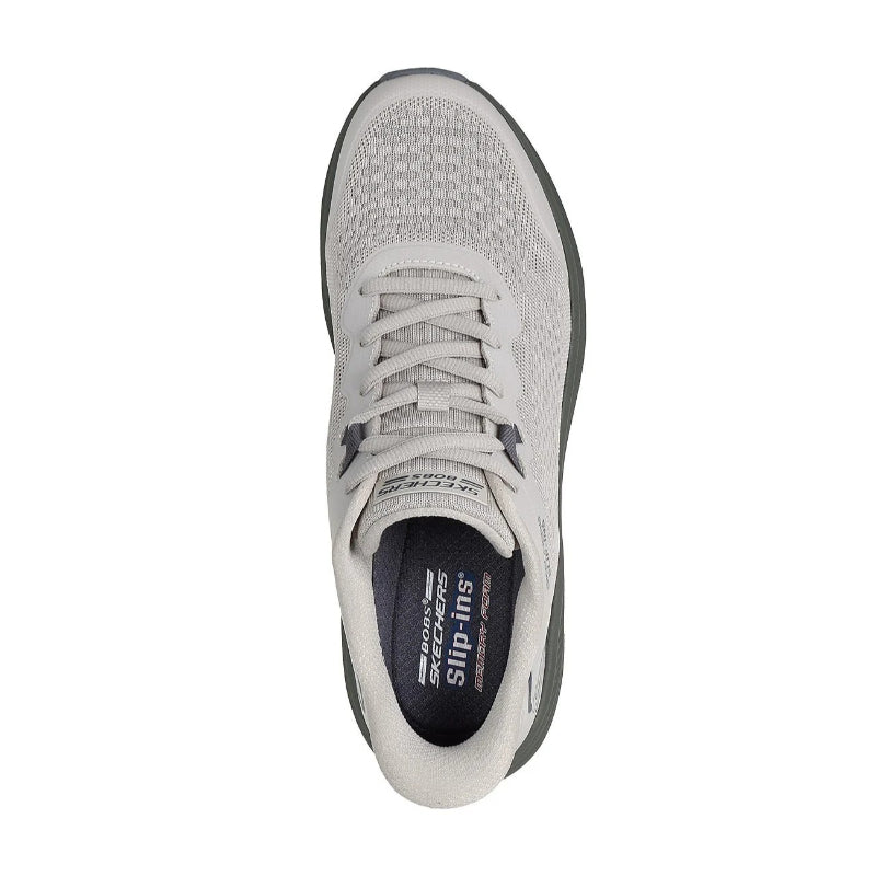 Skechers Bobs Skillz Running Shoes For Men, Natural Olive