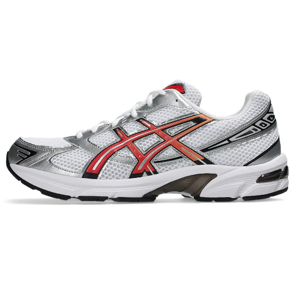 Asics Gel-1130 Sports Lifestyle Shoes For Men, White&Red Snapper