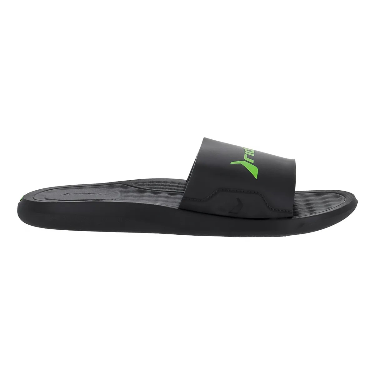 Rider Step Slide Ad For Men, Black&Green