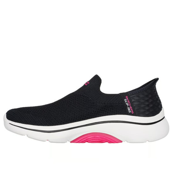 Skechers Go Walk Arch Fit 2.0 Walking Shoes For Women, Black Hotpink